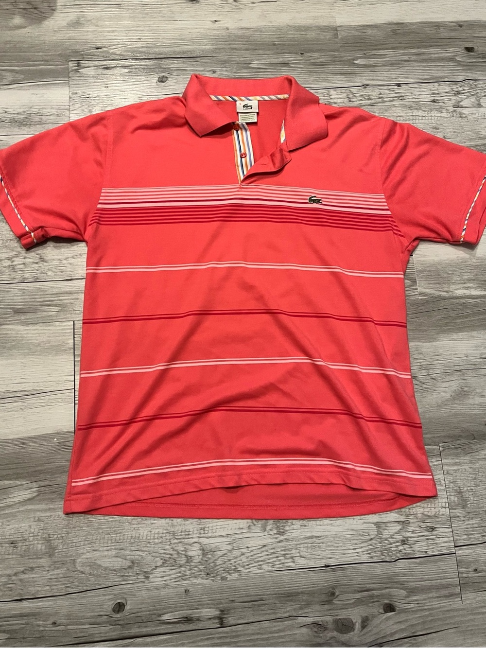 Lacoste Coral Pink Golf Shirt